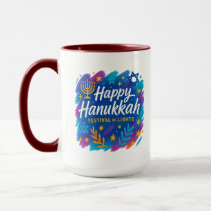 Hanukkah Festival des Lumières Art – Mug Combo