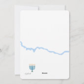 Hanukkah Foto Vakantiewenskaart Feestdagenkaart (Achterkant)