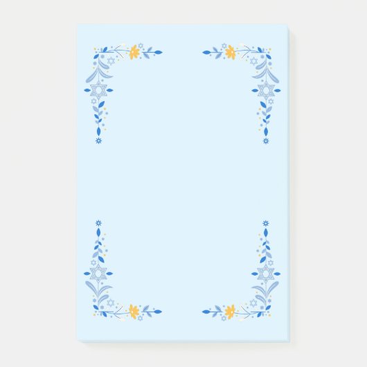 Hanukkah Framed Post-it® Notes (Voorkant)