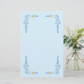 Hanukkah Framed Stationery Briefpapier (Staand voorkant)