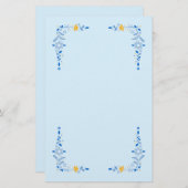 Hanukkah Framed Stationery Briefpapier (Voorkant / Achterkant)