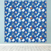 Hanukkah Fun Canvas Print (Insitu (Houten vloer))