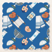 Hanukkah Fun Coasters Kartonnen Onderzetters (Voorkant)