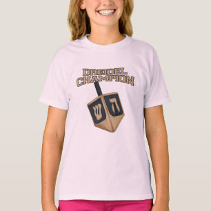 Hanukkah Fun Dreidel Champion Novelty T-Shirt