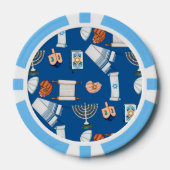 Hanukkah Fun Poker Chips (Voorkant)