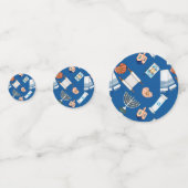 Hanukkah Fun Table Confetti (Achterkanten)