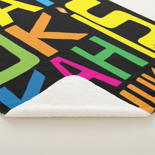 Hanukkah Funukkah Sherpa Blanket/Medium Sherpa Deken (3/4)