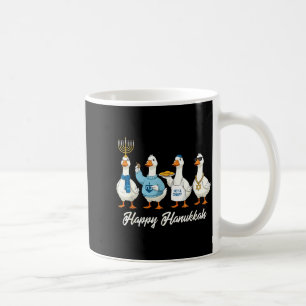 Hanukkah Gans Gelukkig Hanukkah Menorah Dreidel Jo Koffiemok
