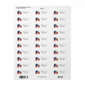 Hanukkah Gifts & Menorah Holiday Adres Etiket (Full Sheet)