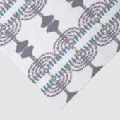 Hanukkah glam menorah hanukkiah tissuepapier (Detail)