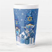 Hanukkah Gnomes Latte Mok (Voorkant)