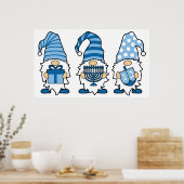 Hanukkah Gnomes Trio Poster (Keuken)