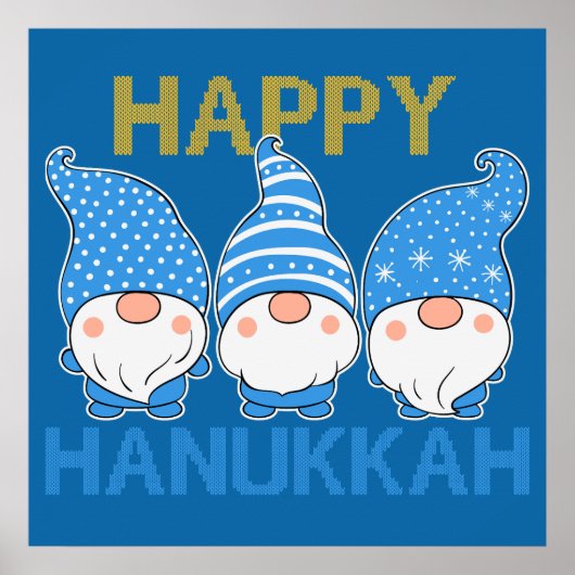 Hanukkah Gnomes Trio Poster (Voorkant)