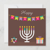 Hanukkah Greetings Notitiekaartje (Voorkant)