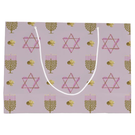 Hanukkah Groot Cadeauzakje (Achterkant)