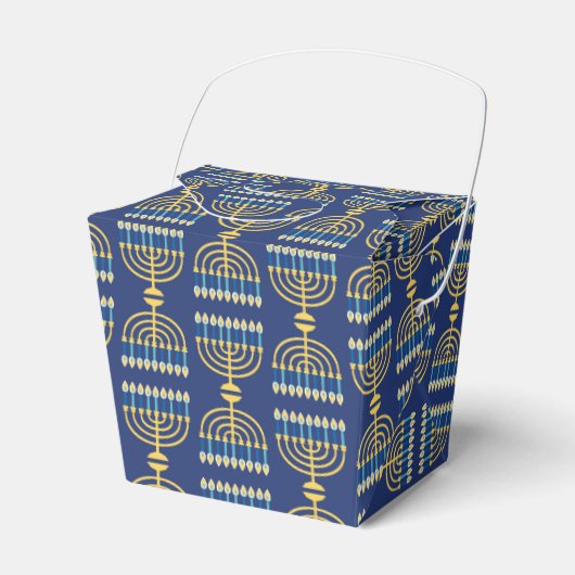 Hanukkah Holiday Favor Box Bedankdoosjes (Voorkant Zijde)