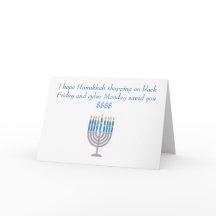 Hanukkah humor greeting card