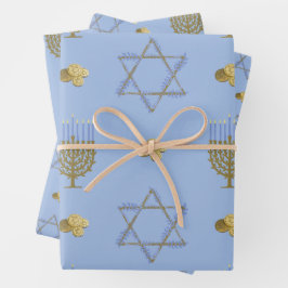 Hanukkah Inpakpapier Vel