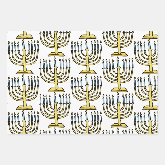 Hanukkah Inpakpapier Vel (Voorkant 3)