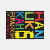 Hanukkah is Funukkah Fleece Blanket (Voorkant (Horizontaal))
