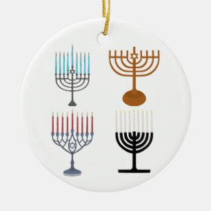 Hanukkah Jodendom Jood Religie Keramisch Ornament
