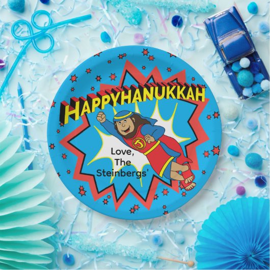 Hanukkah Judah Maccabee Papieren Bordje (Feest)