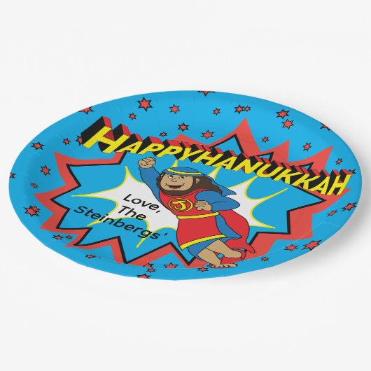 Hanukkah Judah Maccabee Papieren Bordje (Gekanteld)