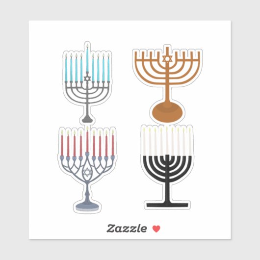Hanukkah Judaism Jew Religie Sticker (Vel)