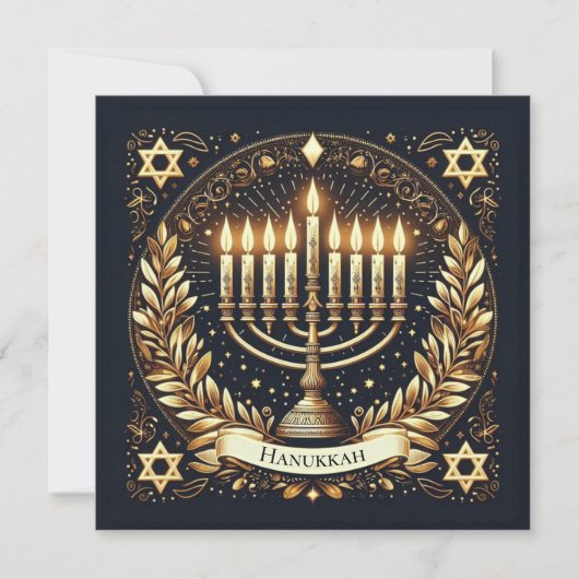 Hanukkah Kaart (Voorkant)