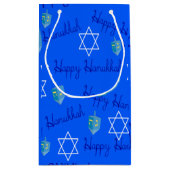 Hanukkah Klein Cadeauzakje (Achterkant)