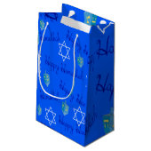 Hanukkah Klein Cadeauzakje (Achterkant Gekanteld)