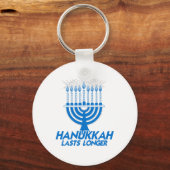 HANUKKAH LASTS LONGER -.png Sleutelhanger (Voorkant)