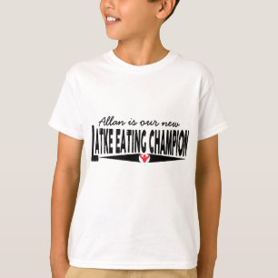 Hanukkah "Latke Eating Champion" Kind T-Shirt