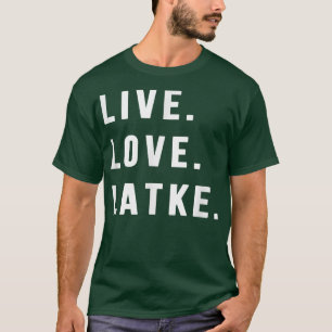 Hanukkah Latke Party Live Love Latkes Jewish Menor T-shirt
