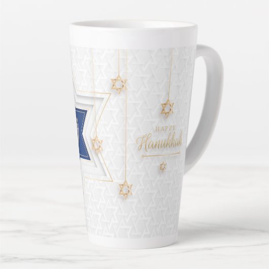 Hanukkah Latte Mok (Rechterhoek)