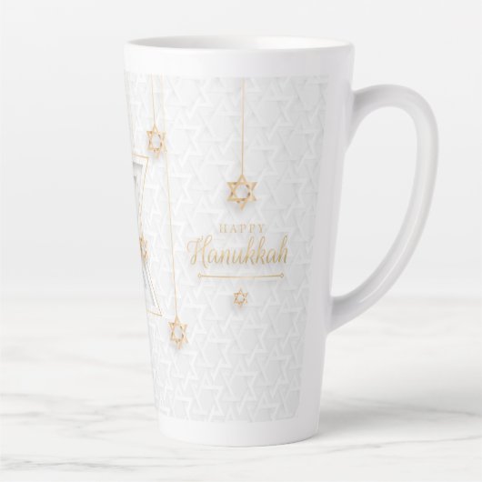 Hanukkah Latte Mok (Rechts)