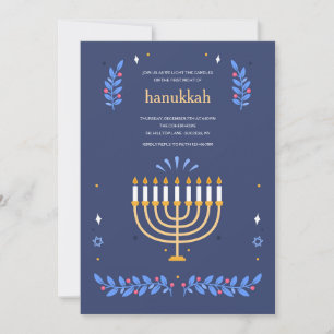 Hanukkah Licht Uitnodiging