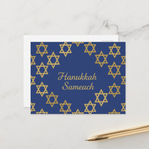 Hanukkah Lichten Ansichtkaart Briefkaart
