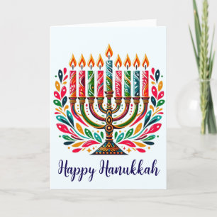 Hanukkah Lichtfeest Feestdagen Kaart