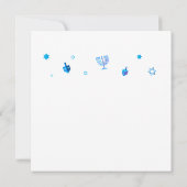 Hanukkah Lichtfestival Jubileum 70ste (Achterkant)