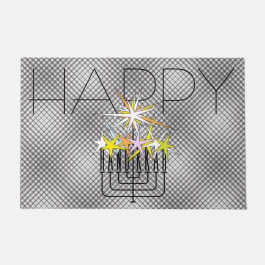 HANUKKAH LIGHTS DEURMAT (Voorkant)