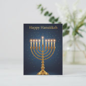 Hanukkah Lights Postcard Briefkaart (Staand voorkant)