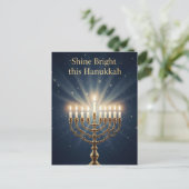 Hanukkah Lights Postcard Briefkaart (Staand voorkant)
