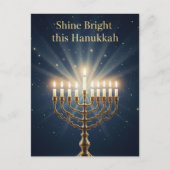 Hanukkah Lights Postcard Briefkaart (Voorkant)