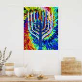 HANUKKAH LIGHTS POSTER (Keuken)