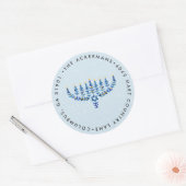 Hanukkah Lights Return Address Sticker (Envelop)