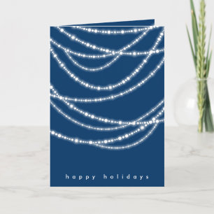 Hanukkah Lights Sparkles Holiday Greeting Kaart
