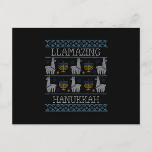 Hanukkah - Llamazing Hanukkah Briefkaart