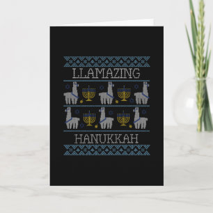 Hanukkah - Llamazing Hanukkah Kaart