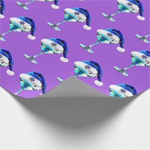 Hanukkah Martini Cadeaupapier